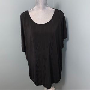 LOVE & LEGEND PENNINGTONS womens plus size 2X black blouse business casual